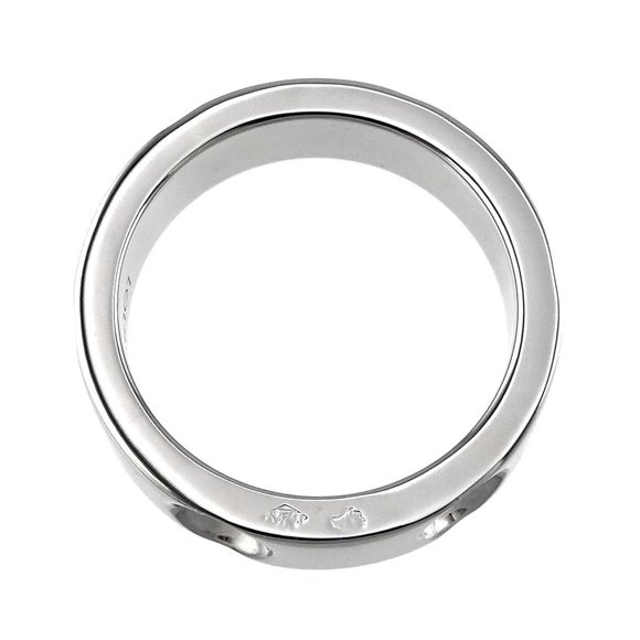 Louis Vuitton Petite Bague Empreinte #50 Ring K18 WG White Gold 750 Petit - Picture 6 of 9
